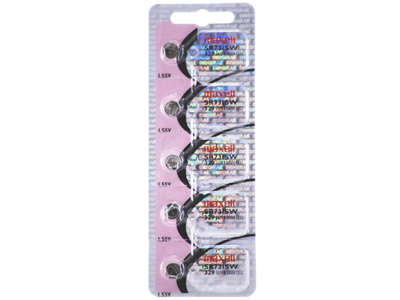 [BASOMA329] Maxell 329 SR731SW 1.55V Silver Oxide Micro Coin Battery 1PC