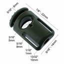 Cord Fastener ITW Nexus GTSP Cordloc 350-6000 Black
