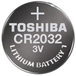 [BALCTB2032] Toshiba CR2032 3V Lithium Oxide Coin Cell Battery, Bulk Tray Packaging