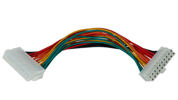 ATX Power Supply 20pin Extension Cable, 18ga Wiring, 9.8 inch