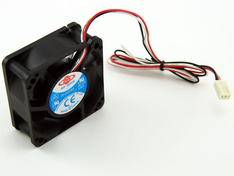 Top Motor Fan 60mm x 25mm Double Ball Bearing High RPM PWM 4/3 Pin RoHS