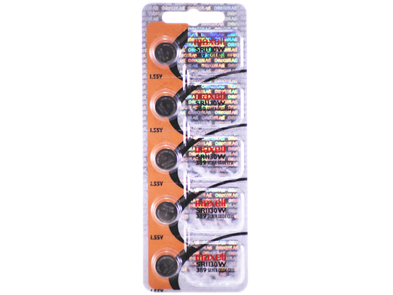 [BASOMA389] Maxell 389 SR1130W 1.55V Silver Oxide Micro Coin Battery 1P