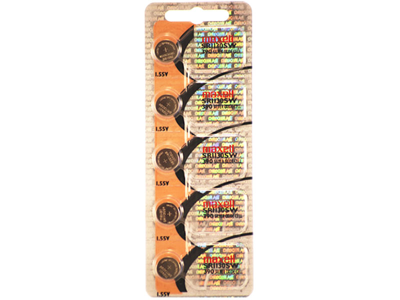 [BASOMA390] Maxell 390 SR1130SW 1.55V Silver Oxide Micro Coin Battery 1P