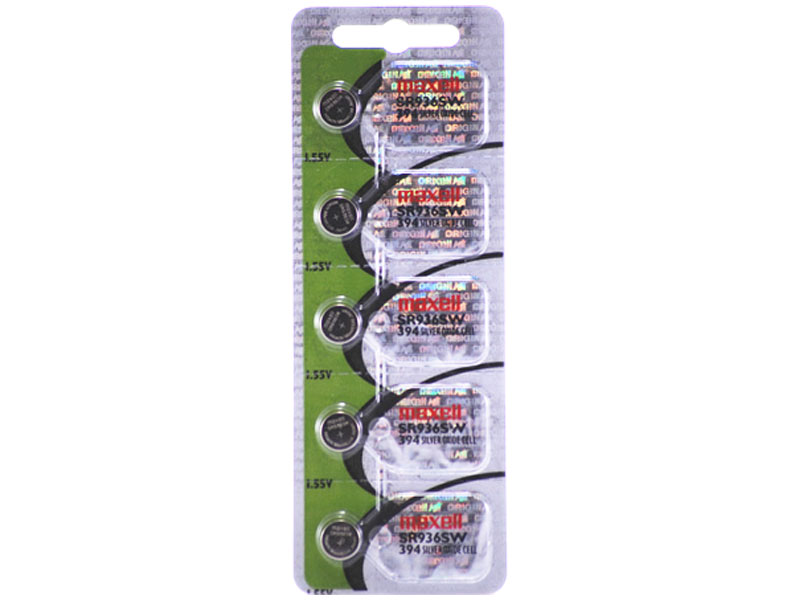 [BASOMA394] Maxell 394 SR936SW 1.55V Silver Oxide Micro Coin Battery 1P